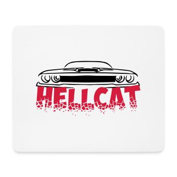 SRT HELLCAT - Mousepad (Querformat) - Weiß - Vorne