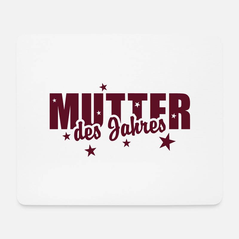 MUTTER des Jahres - Mousepad (Querformat) - Weiß