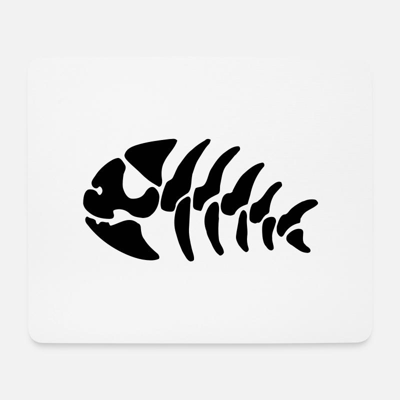 piratenfisch - Mousepad (Querformat) - Weiß