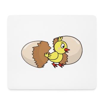 Chick poultry chicken chickens egg chicken egg easter egg - Mouse Pad (horizontal) - white - Front