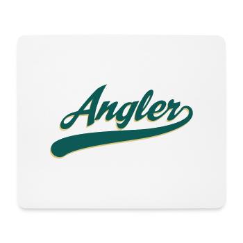 angeln - Mousepad (Querformat) - Weiß - Vorne