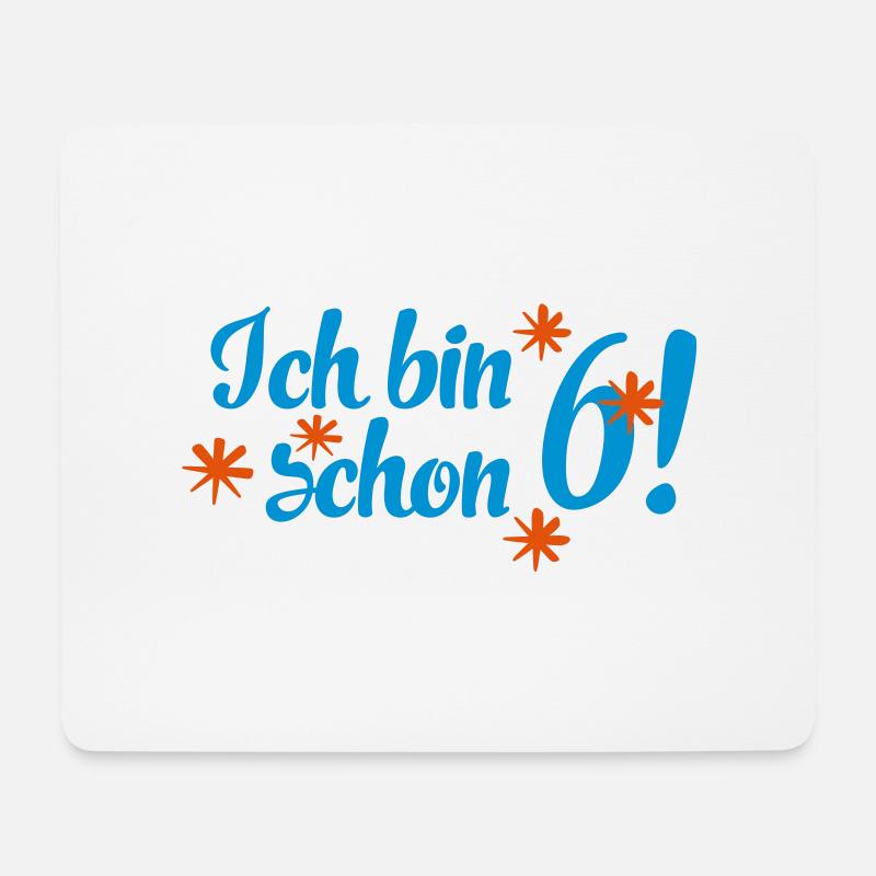 6 - Mousepad (Querformat) - Weiß