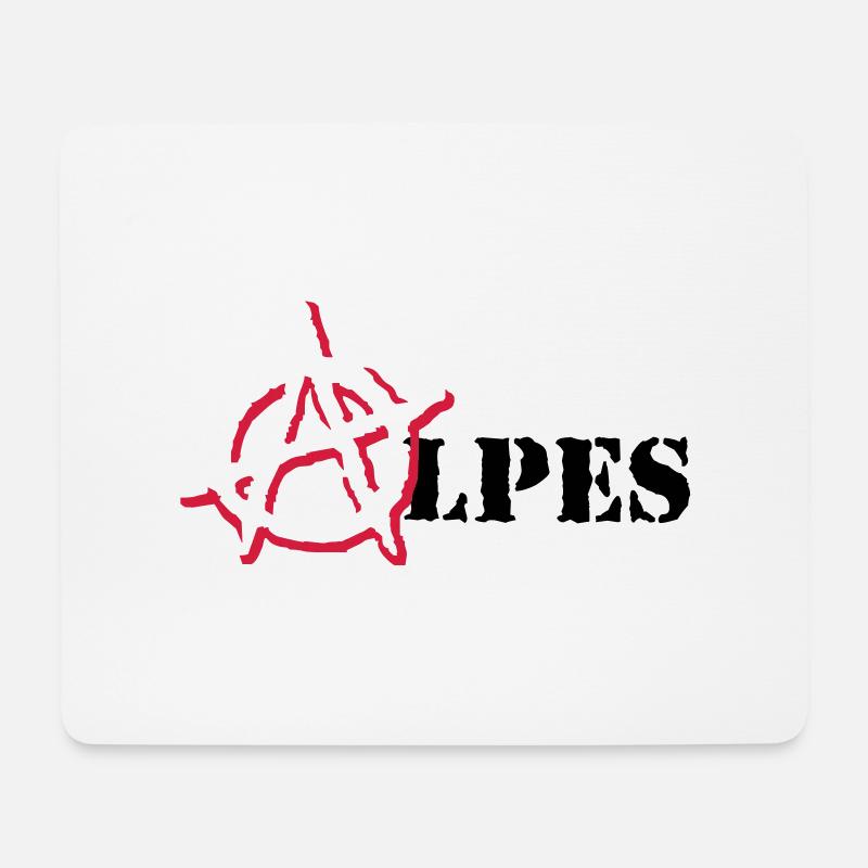 Anarchy Alpen - Mousepad (Querformat) - Weiß