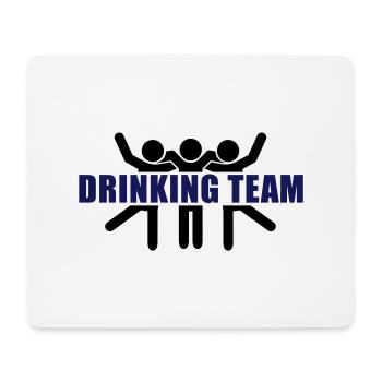drinking_team__f2 - Tapis de souris (format paysage) - blanc - Devant