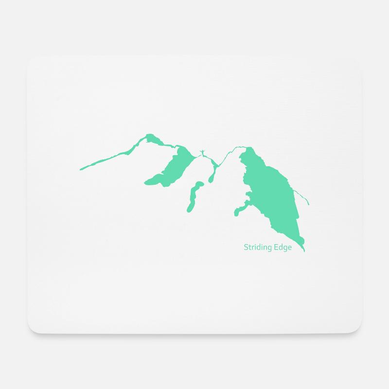 Striding Edge - Mouse Pad (horizontal) - white