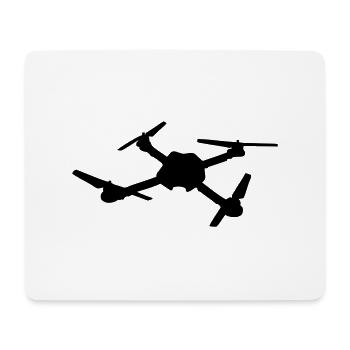 Quadrocopter - Mousepad (Querformat) - Weiß - Vorne