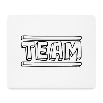 bande dessinée bande dessinée balken logo fête groupe pinceau - Tapis de souris (format paysage) - blanc - Devant