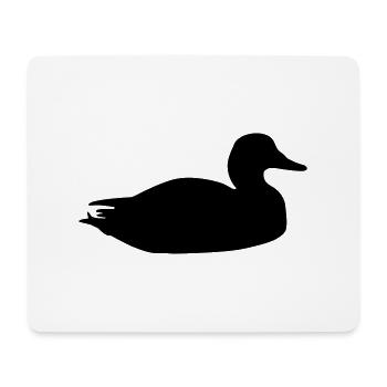 duck_f1 - Tapis de souris (format paysage) - blanc - Devant