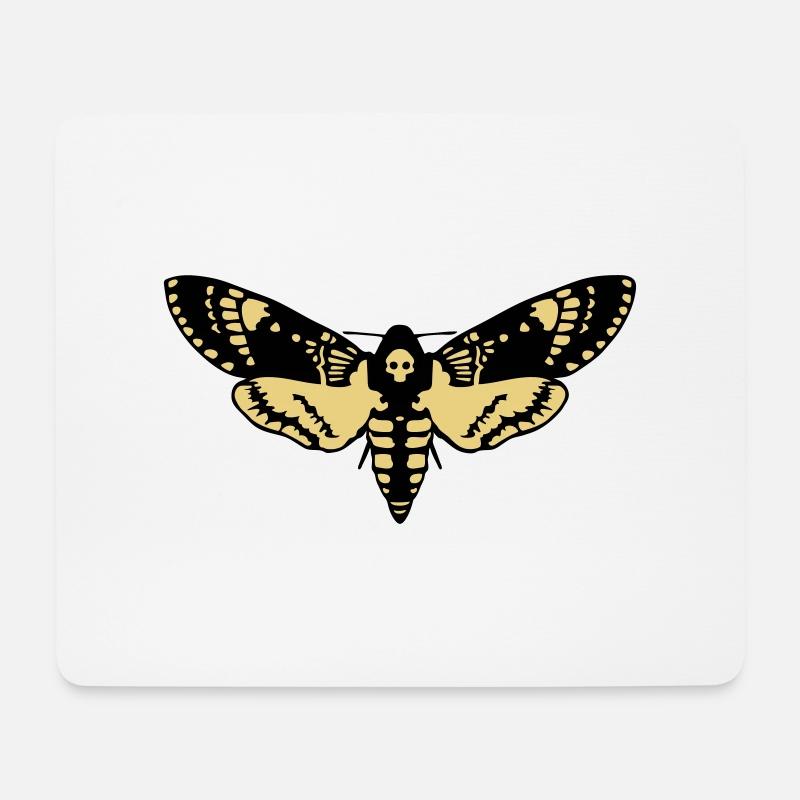 Sphinx Schädel butterfly skull - Mousepad (Querformat) - Weiß