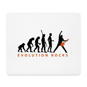 evolution_guitar_112013_c_2c - Mousepad (Querformat) - Weiß - Vorne