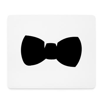 Bowtie Fliege Strik nœud papillon swag hipster - Mousepad (Querformat) - Weiß - Vorne