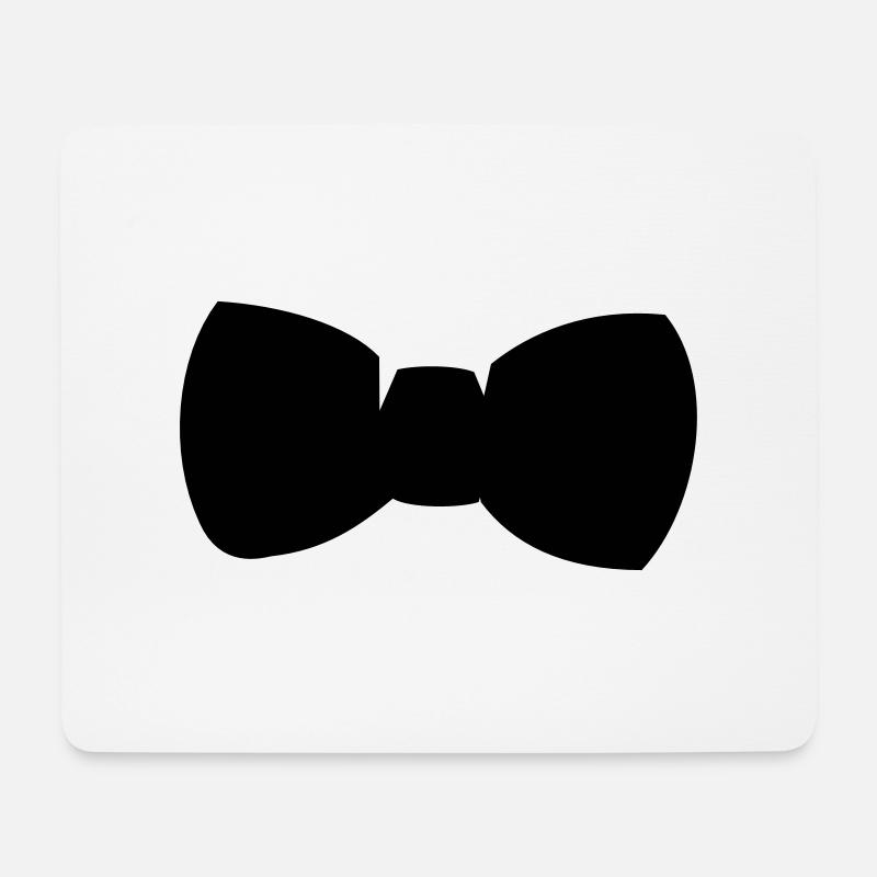 Bowtie Fliege Strik nœud papillon swag hipster - Mousepad (Querformat) - Weiß