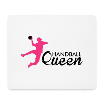 handball queen - Mousepad (Querformat) - Weiß - Vorne