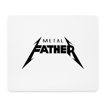 Metal Father_V2 - Mousepad (Querformat) - Weiß - Vorne
