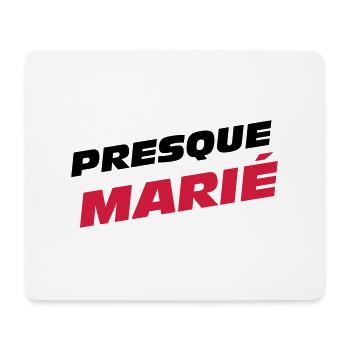 Presque Marié ! - Tapis de souris (format paysage) - blanc - Devant