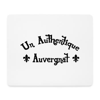 Auvergne / Auvergnat / Auvergnate / Région France - Tapis de souris (format paysage) - blanc - Devant
