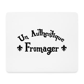 Fromager / Agriculture / Fermier / Fromage / Ferme - Tapis de souris (format paysage) - blanc - Devant