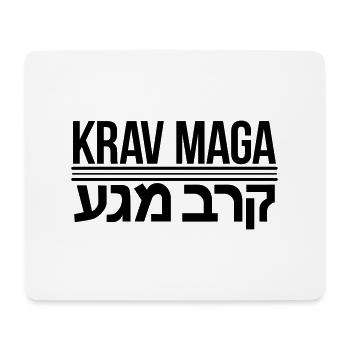 krav maga - Mousepad (Querformat) - Weiß - Vorne