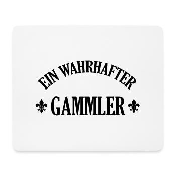 Gammler - Gammlerin - Faulenzer - Slacker - Fauler - Mousepad (Querformat) - Weiß - Vorne