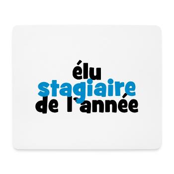 Stagiaire de l'année / Collègue / Stage / Bureau - Tapis de souris (format paysage) - blanc - Devant