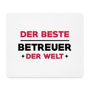 Betreuer Betreuerin Gruppenleiter Kind Gastgeber - Mousepad (Querformat) - Weiß - Vorne
