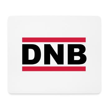 dnb_black and withe - Mousepad (Querformat) - Weiß - Vorne