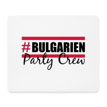 bulgarien party crew - Mousepad (Querformat) - Weiß - Vorne
