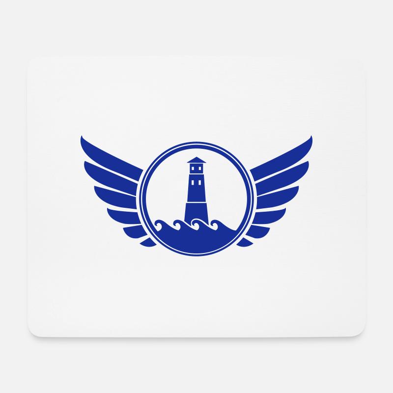 leuchtturm_01 - Mousepad (Querformat) - Weiß