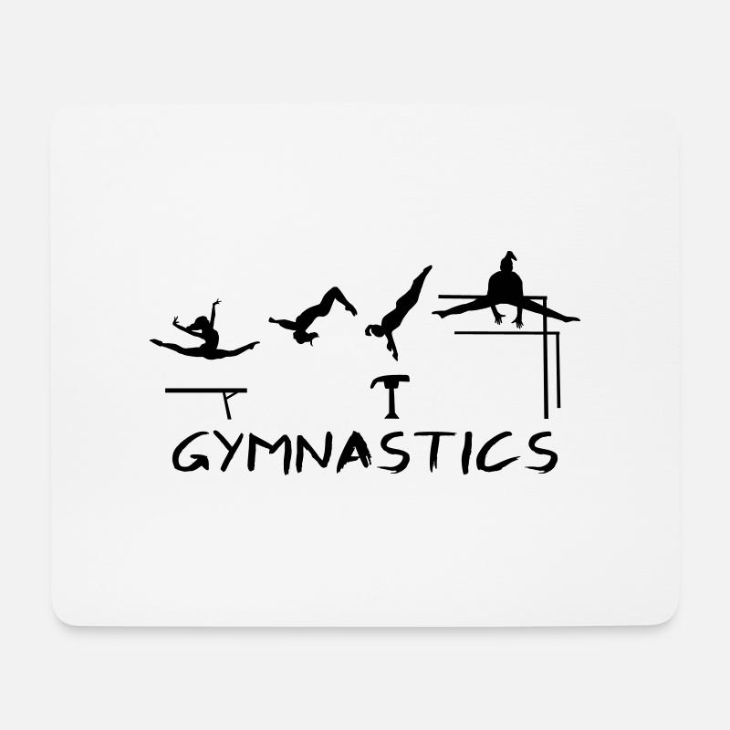 Gymnastics, Gymnast - Mouse Pad (horizontal) - white