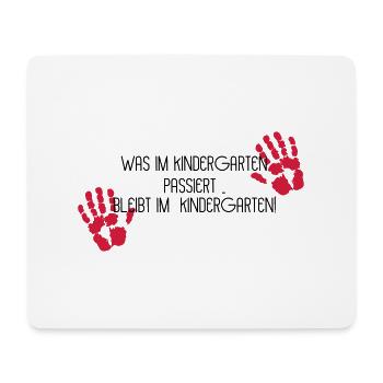Kindergarten - Mousepad (Querformat) - Weiß - Vorne