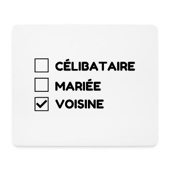 Nachbar / Nachbarschaft / Nachbarin / Haus - Mousepad (Querformat) - Weiß - Vorne