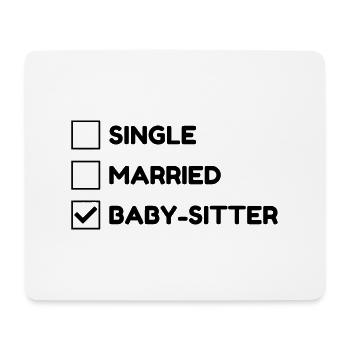 Babysitter Babysitting Baby-sitter Baby sitting - Mouse Pad (horizontal) - white - Front