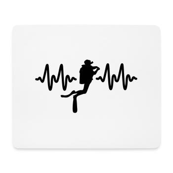 diving - Mouse Pad (horizontal) - white - Front