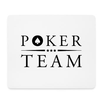 poker team pik - Mousepad (Querformat) - Weiß - Vorne