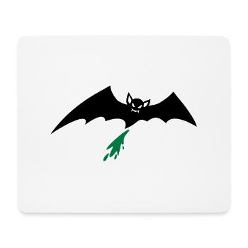 bat - Mouse Pad (horizontal) - white - Front