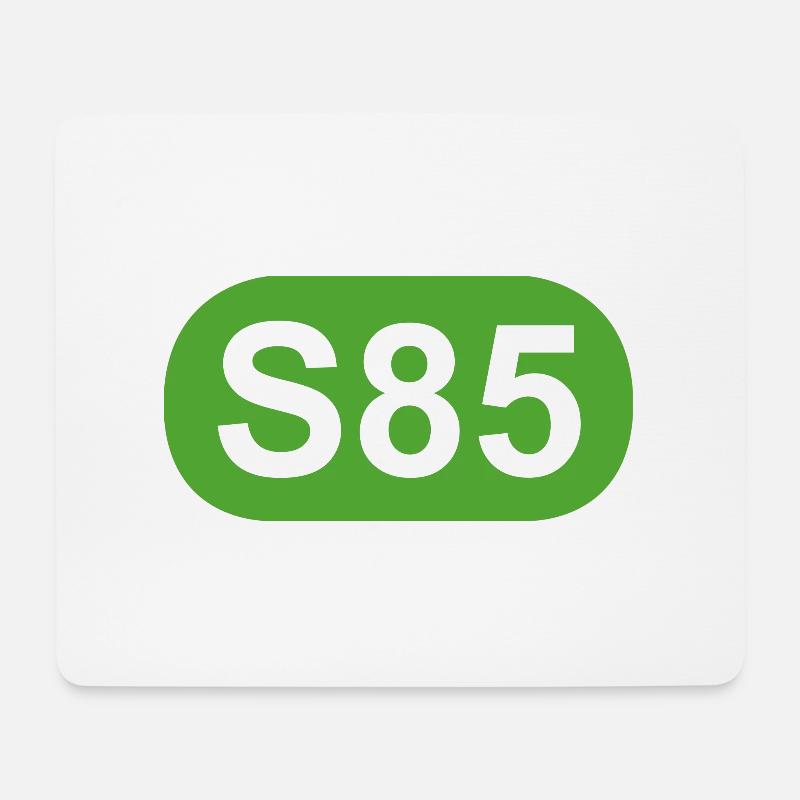S-Bahn Berlin S85 - Mousepad (Querformat) - Weiß