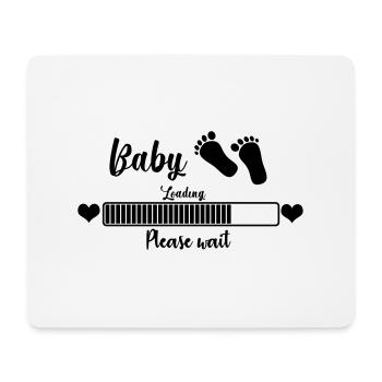 Baby Loading, Please Wait - Tapis de souris (format paysage) - blanc - Devant