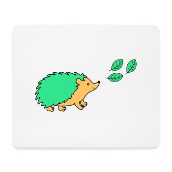igel - Mousepad (Querformat) - Weiß - Vorne