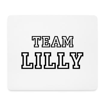 TEAM LILLY Dog Name TeamTricot - Mouse Pad (horizontal) - white - Front