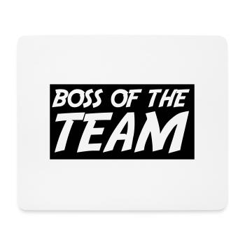 Boss of the Team - Mousepad (Querformat) - Weiß - Vorne