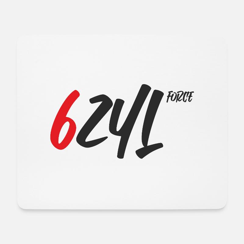 Force 6ZYL - Tapis de souris (format paysage) - blanc