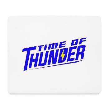 BLUE POWER - Mousepad (Querformat) - Weiß - Vorne