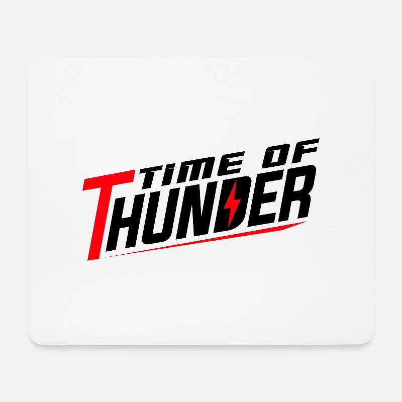 RED POWER - Mousepad (Querformat) - Weiß