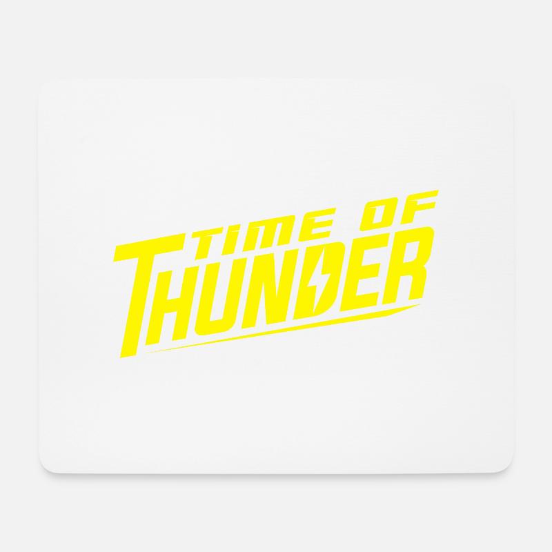 YELLOW POWER - Mousepad (Querformat) - Weiß