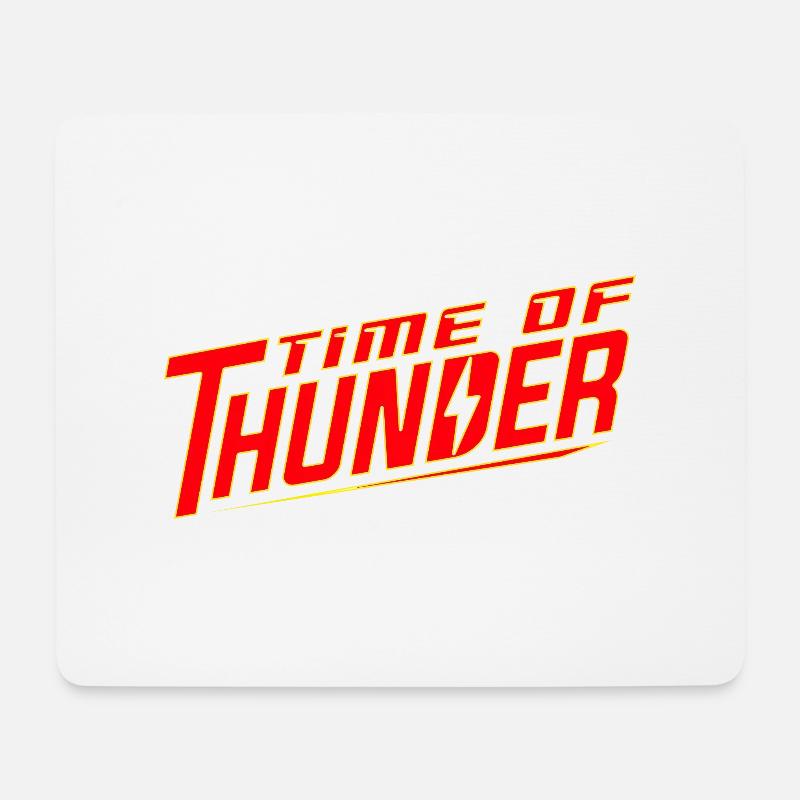 RED POWER - Mouse Pad (horizontal) - white