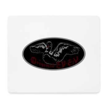 Logo Schwan 2 - Mousepad (Querformat) - Weiß - Vorne