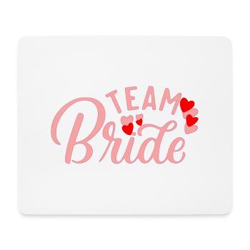 Team Bride - Mousepad (Querformat) - Weiß - Vorne