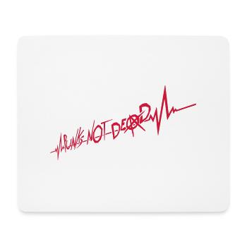 punks not dead Zitat - Mousepad (Querformat) - Weiß - Vorne