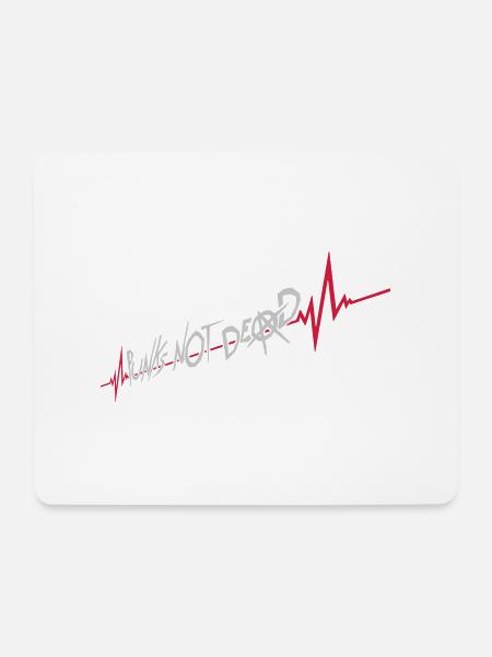 punks not dead Zitat - Mousepad (Querformat) - Weiß