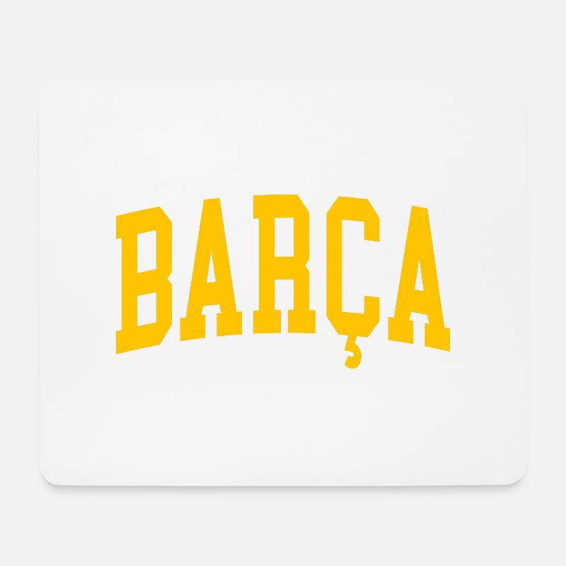 barca barcelona - Mousepad (Querformat) - Weiß